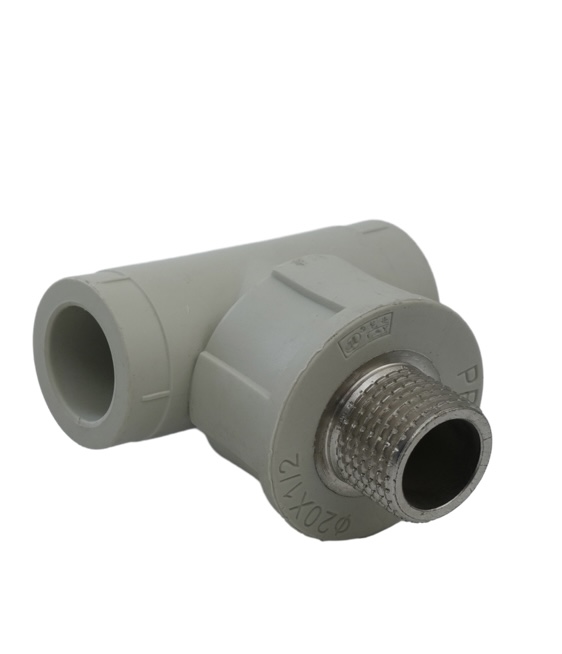 Plumbing Potable Water PP-R Male Tee السباكة مياه الشرب PP-R ذكر المحملة