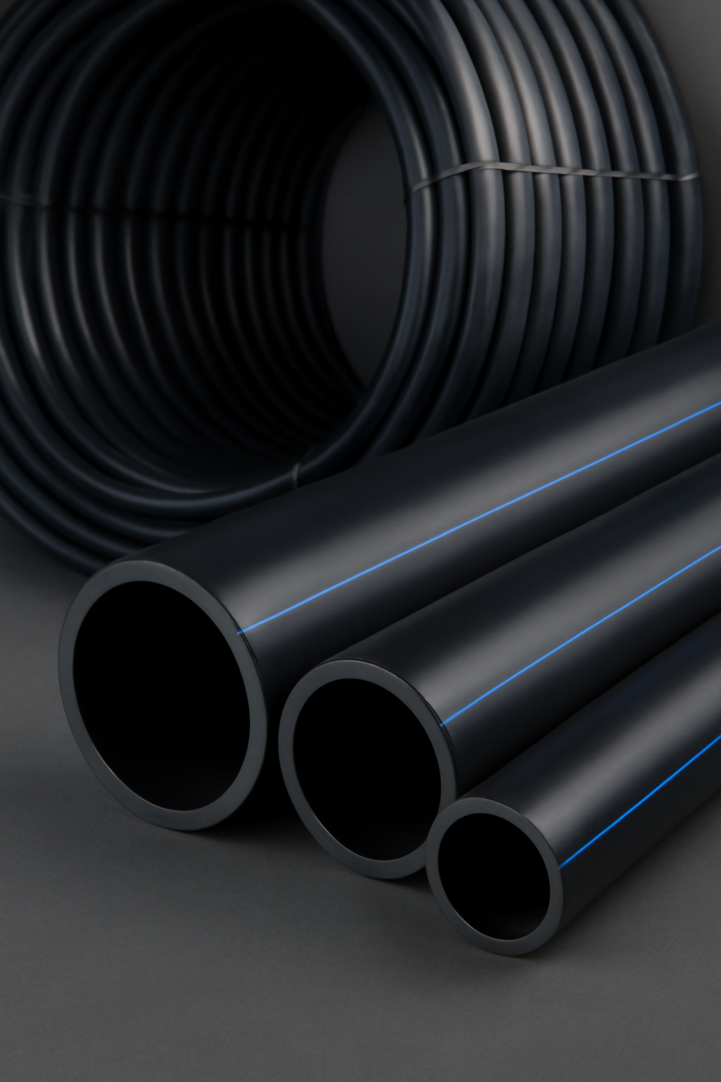 HDPE Pipe أنابيب البولي إيثيلين عالي الكثافة