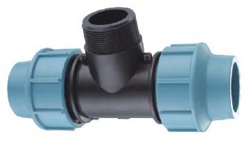 Lightweight PP Reducing Tee for Irrigation PP خفيف الوزن لتقليل نقطة الإنطلاق للري