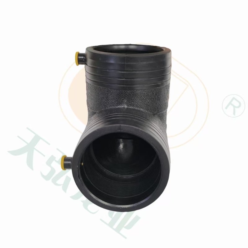 DN50-630 PN16 HDPE بعقب تنصهر 90 درجة الكوع لنظام إمدادات المياه