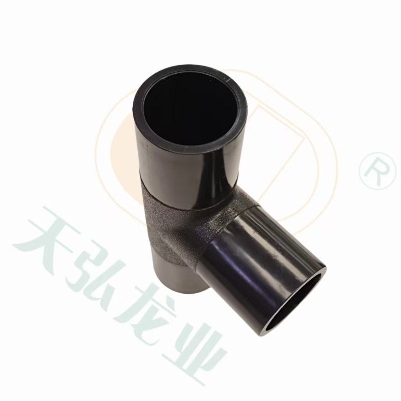 متين HDPE متساوي على شكل تي 63-630 مم لمياه الأمطار
