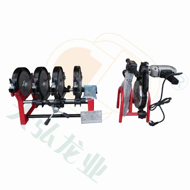 آلة اللحام بالذوبان الساخن الهيدروليكية نصف الأوتوماتيكية لأنابيب المياه HDPE
