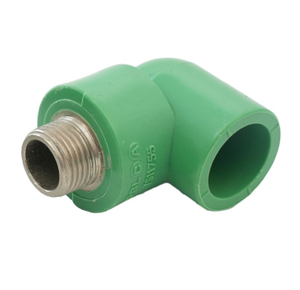 نظام التدفئة والتهوية وتكييف الهواء PP-R ذكر الكوع الضغط العالي