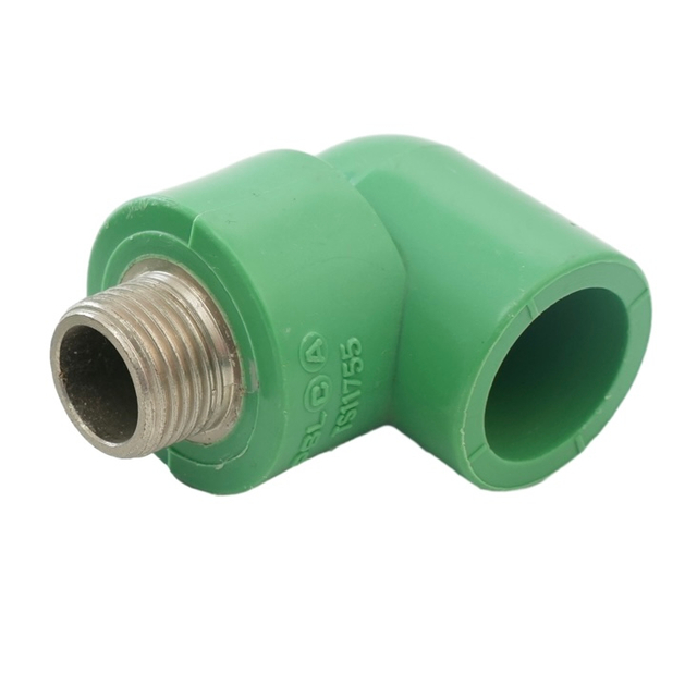 نظام التدفئة والتهوية وتكييف الهواء PP-R ذكر الكوع الضغط العالي