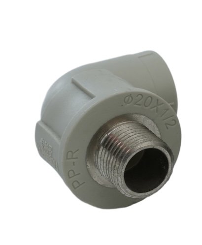 نظام التدفئة والتهوية وتكييف الهواء PP-R ذكر الكوع الضغط العالي