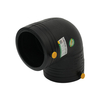DN50-630 PN16 HDPE كوع منصهر بزاوية 90 درجة لخطوط الأنابيب