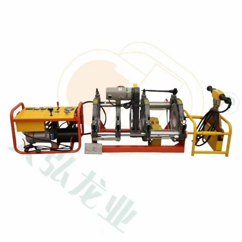 آلة اللحام بالذوبان الساخن الهيدروليكية نصف الأوتوماتيكية لأنابيب المياه HDPE