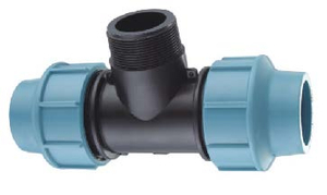 الري النحاس الموضوع PP الذكور المحملة الضوء الأزرق