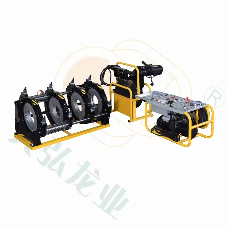 آلة اللحام بالذوبان الساخن الهيدروليكية نصف الأوتوماتيكية لأنابيب المياه HDPE